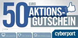 Cyberport Gutschein 50 Euro für nur 25 EUR – 50% Rabatt -> AUSVERKAUFT