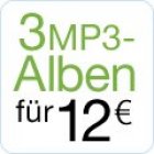 3 MP3-Alben für zusammen 12 EUR (Amazon)