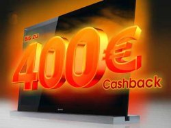 Bis zu 400 € Cashback für Sony Bravia TV
