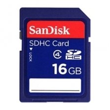 nicht nur für die Urlaubfotos: sandisk 16 GB SDHC der Klasse 4 für 17,99 incl.Versand