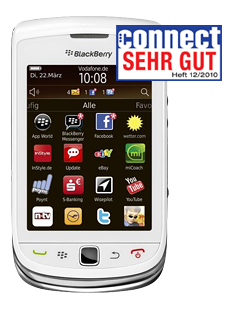 BlackBerry Torch 9800 Weiß nur 169€ bei Vodafone.de (ohne Vertrag)