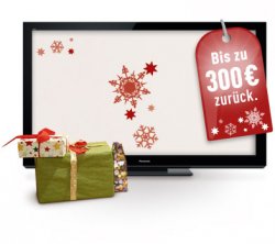 VIERA Flachbildfernseher von Panasonic kaufen und bis zu 300€ erhalten! Aktion bis zum 31. Dezember