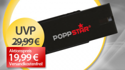 ab Donnerstag 10 Uhr bei MeinPaket: 32 GB Poppstar flap USB 3.0 Stick für nur 19,99€ inkl. Versand