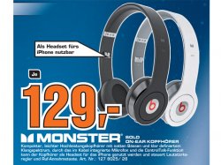 Monster Beats Solo für 129 € bei Saturn