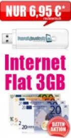 3GB Internetflat(T-Mobile) für 6,95€ im Monat da 192€ Auszahlung @handybude