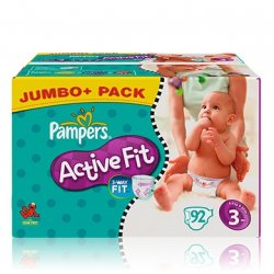 Pampers Active Fit Jumbo-Packung für 18,99 bei baby-markt.de