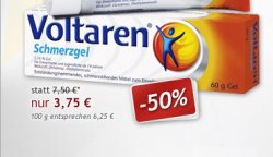 volksversand.de: SSV verlängert – 50% auf Voltaren Schmerzgel sparen + versandkostenfrei
