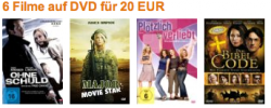 6 Filme auf DVD für 20 EUR @amazon