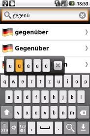 Gratis Android App Deutsch-Englisch Wörterbuch im Amazon App store