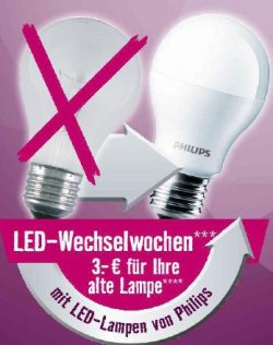 [Lokal] Hornbach z.B. LED Kerzenlampe 6,95€ statt 9,95€ durch Gutschriftaktion