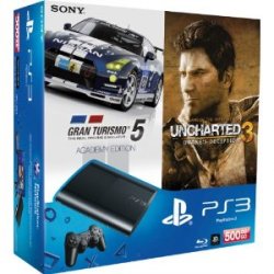 Neue PS3 Slim (500GB) bei amazon kaufen/vorbestellen im Bundle mit Uncharted 3 + GT5, Assassins Creed III, FIFA 13