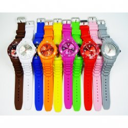 Silikon – Armbanduhr für Damen und Herren wie Ice-watch für 1,95€ + 2,20 Versand
