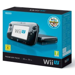 Wii U Konsole, Premium Pack 32 GB (schwarz) für 309,99 €uro mit Nintendo Land