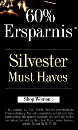 Sylvester must haves 60% reduziert bei Dress for Less