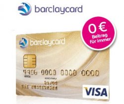 Barclaycard GOLD dauerhaft kostenfrei statt 49€