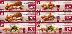 Kentucky Fried Chicken neue Gutscheine gültig bis 03.11.2013