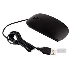 Slim 800 dpi USB Optische Maus Schwarz mit Kabel für 3.69€ @ebay