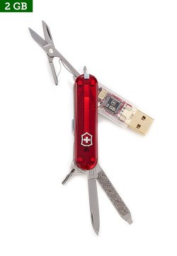 Taschenmesser von Victorinox mit 2GB USB-Stick nur 17,90€ statt 42€ @ebay