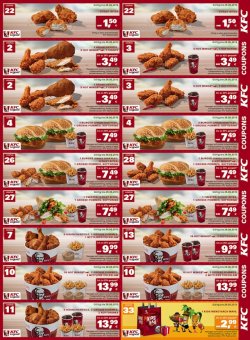 [KFC] Kentucky Fried Chicken – Coupons Gültig bis zum 26.05.2013