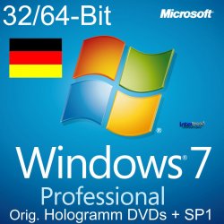 Windows 7 Professional SP1 64 bit DVD 27,70€  versandkostenfrei