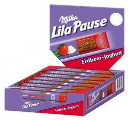 24er Pack Milka Lila Pause Erdbeer-Joghurt  heute nur 9,99€ statt 14,99€ @amazon