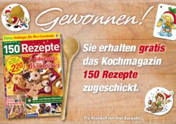 1x Tvdirekt komplett Gratis Kochmagazin mit 150 Rezepten@gong-verlag.de