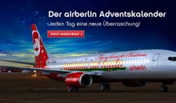 airberlin Adventskalender: Jeden Tag ein neuer Reisedeal