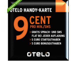 KOSTENLOS: otelo Prepaid Handy SIM Karte (Vodafone) mit 5,00€ Startguthaben @eBay.de