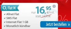 ALLES DRIN: Allnet-, SMS- und 1GB-Flat, 16,95 €, mtl. kündbar @eteleon.de