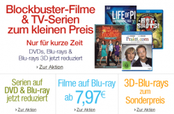 Blockbuster-Filme und TV-Serien auf DVD und Blu-ray zum kleinen Preis auf Amazon – nur bis zum 26.01