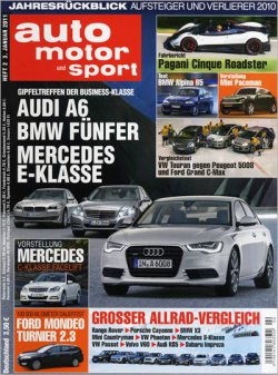 Die Zeitschrift Auto Motor Sport im Jahresabo für effektiv nur 22,70€ durch 75€ Gutschein! @hobby-freizeit.de