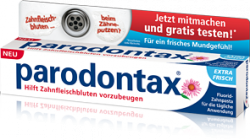 Parodontax Zahnpasta gratis testen durch Fragebogen ausfüllen
