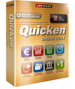 Gratis Finanzmanger Quicken Deluxe 2014 für PC