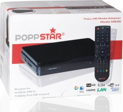 Poppstar MS30 1080p Full HD Mediastation für 27,82 Euro inkl. Versandkosten (statt 63,95 Euro bei Idealo) bei Meinpaket