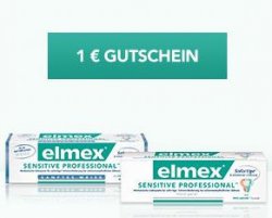 Elmex Sensitive Professional 1 € Gutschein @ Elmexsensitiveprofessional