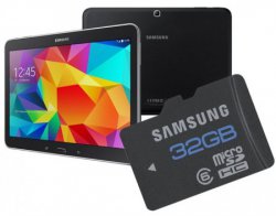 Amazon.de Aktion Samsung Galaxy Tab 4 + 32GB Speicherkarte für 292,17€