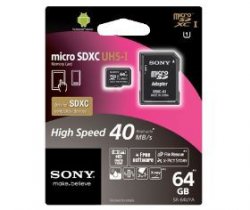SONY SR64UYA microSDXC 64GB Speicherkarte (Class 10) für 39€ (49,77 € Idealo) @Saturn
