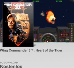 @origin.com: Gratis statt 4,99€. PC Game  Wing Commander III Heart of the Tiger Vollversion mit Erweiterungen