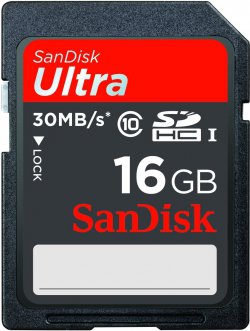 SANDISK Ultra SDHC SDSDU-016G-U46 16 GB Speicherkarte für 8,99€ (12,90€ Idealo) @Saturn