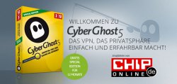 CyberGhost 5 Special Edition für 1 Jahr GRATIS