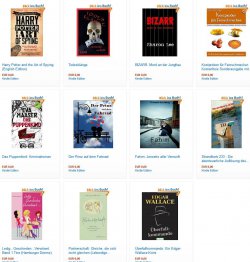 Hier die 12 neuen Gratis-eBooks: zb Harry Potter oder der Krimi Das Puppenkind – 4,7 Sterne -Taschenbuchpreis 7,94€