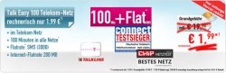Talk Easy 100 (100 Freiminuten, 3000SMS + 200MB) im Telekom-Netz für effektiv 2,90€ mtl. @Handybude