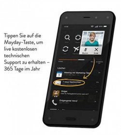 Amazon Fire Phone (Telekom Simlock) ohne Vertrag für 10 Euro @Amazon
