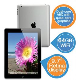 [Refurbished ] Apple iPad 4 (64 GB, LTE) schwarz mit Retina Display für 405,90€ inkl. Versand [idealo 575,98€] @ iBood