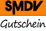 @SMDV.de bietet 6,66 € Gutschein ab 50 € Bestellwert + VSK frei ab 25€ Bestellwert