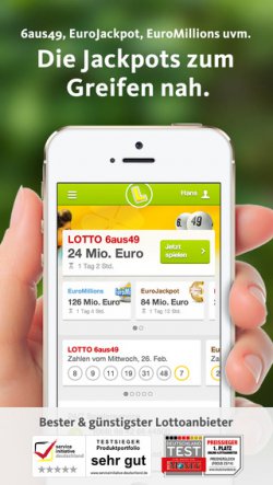 5 EURO Spielguthaben für Lotto-App