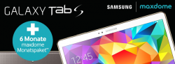 D2 oder D1 Netz +Samsung T805 Galaxy Tab S 10.5 LTE inkl. Datenflat nach Wahl ab 19,95€ @Talkthisway