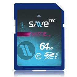 64GB SaveTec SDXC C10 U1 UHS-1 Class10 Speicherkarte für nur 18,39€ inkl. Versand @Amazon (Idealo: ~25)