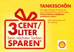 Shell 3 Cent pro Liter Tankgutschein durch McDonalds-Coupon @Shellsmart