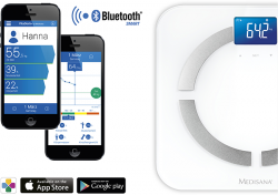 MEDISANA BS 430 connect Körperanalysewaage mit Bluetooth und Smartphone App ab 25,98 € bei Saturn